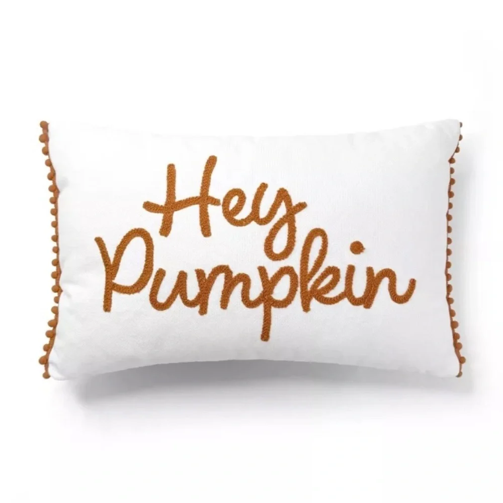 “Hey Pumpkin” Pillow - Bullseye's Playground